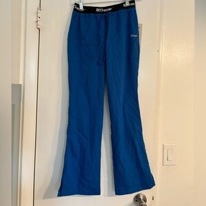 Grey’s Anatomy royal blue NWT 3 pocket scrub pants